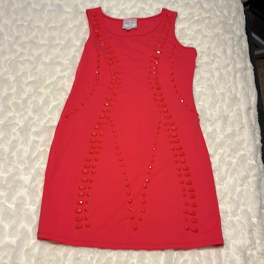 Coral color Romeo & Juliet dress